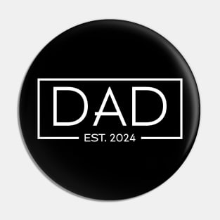 Dad est 2024 Retro Gift for Father’s day, Birthday, Thanksgiving, Christmas, New Year Pin