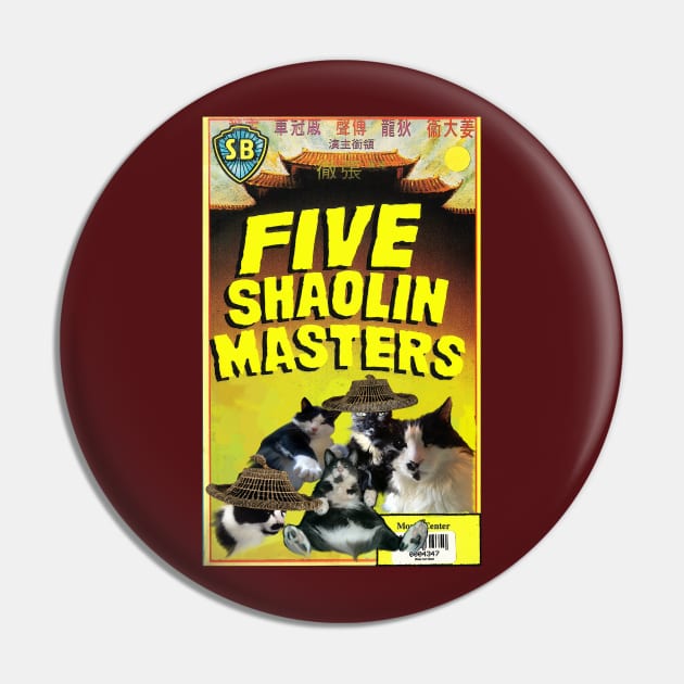 Five Shaolin Masters Pin by TenomonMalke