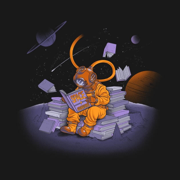 A reader lives a thousand lives - Diving Dress Space Adventures by Tobe_Fonseca