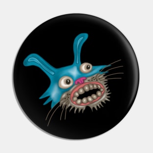 Stressed Out Bunny Pin