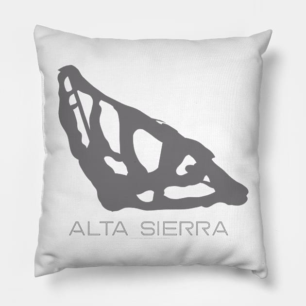 Alta Sierra Resort 3D Pillow by Mapsynergy