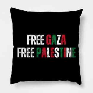 FREE GAZA FREE PALESTINE Pillow