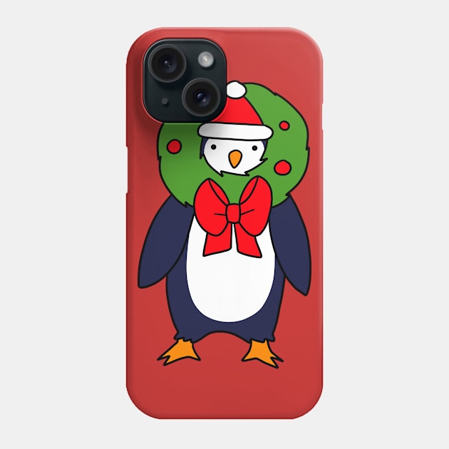 Christmas Reef Penguin Phone Case by saradaboru