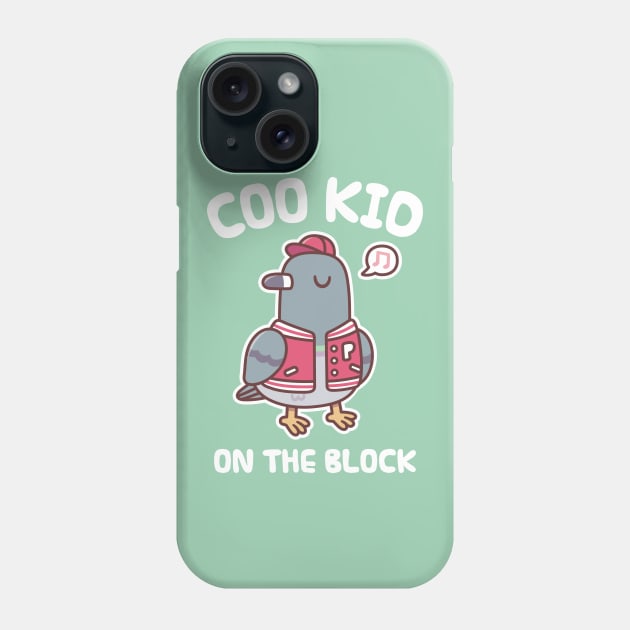 Pigeon In Varsity Jacket Coo Kid On The Block Funny Phone Case by rustydoodle