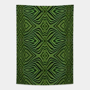 Green Abstract Pattern Tapestry