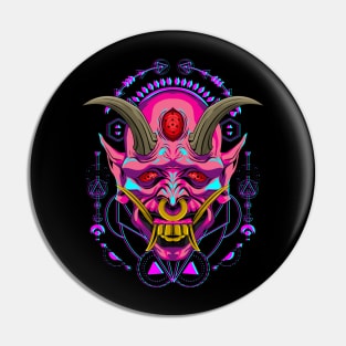 oni mask samurai Pin