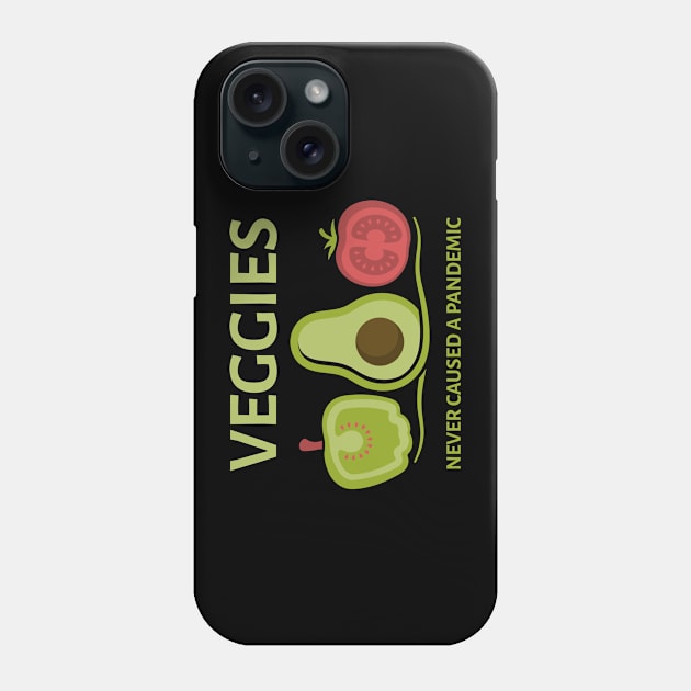 Veggies vs. Pandemic Phone Case by Herbivore Nation - Vegan Gifts