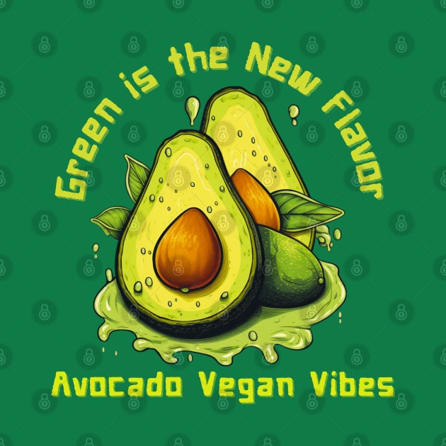 Green is the New Flavor: Avocado Vegan Vibes by OscarVanHendrix