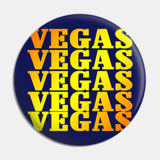 Golden VEGAS Pin