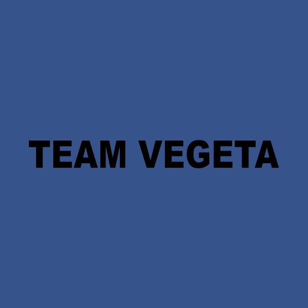 team vegeta by bellygear