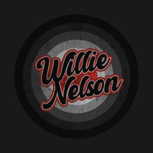 Willie Nelson  _ Black Vintage T-Shirt