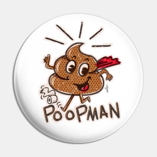 Poopman Pin