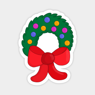 Christmas Wreath Magnet