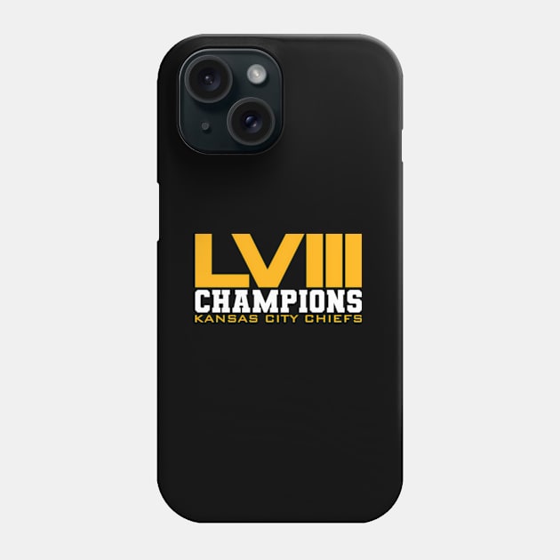 Lviii Champs Phone Case by caravalo