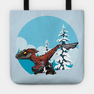 Red Pyroraptor: Fire and Ice Tote