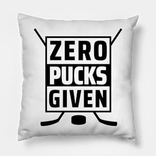 funny hockey quote Pillow