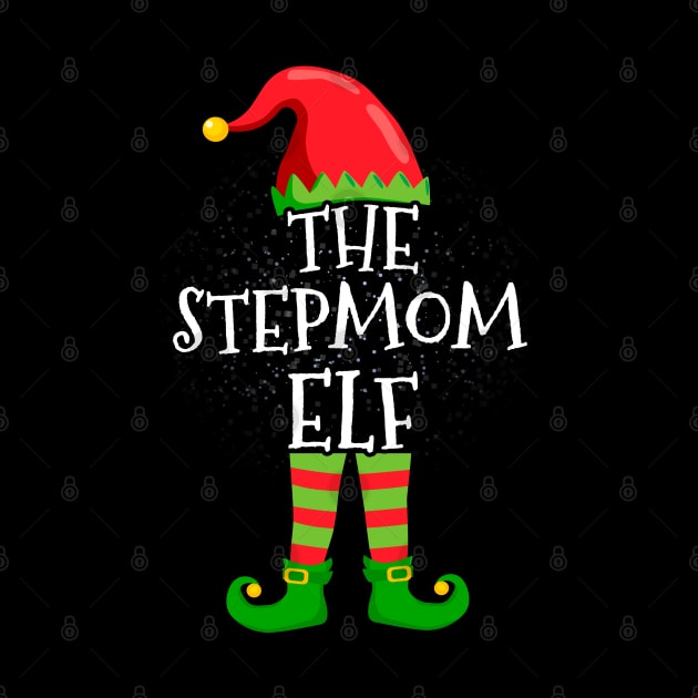 stepmom Elf Family Matching Christmas Group Funny Gift by silvercoin