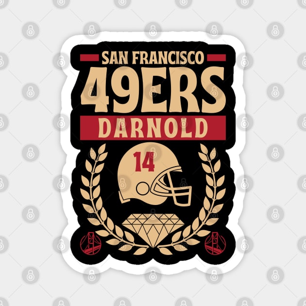 San Francisco 49ERS Darnold 14 Edition 2 Magnet by Astronaut.co