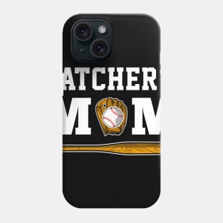 Funny Catchers Mom Baseball Phone Case