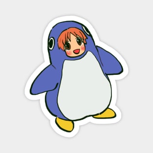I draw cafe penguin suit chiyo chan Magnet
