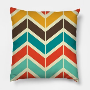 Modern Retro Neck Gator Chevron Modern Retro Pillow