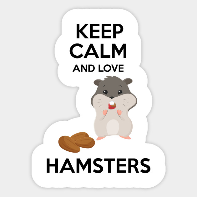 Funny Hamster Lover Gift Quotes Hamster Lover Gift Sticker