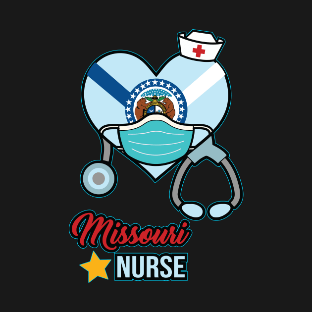 Missouri Nurse  - Love RN LPN CNA State Nursing Gift by ScottsRed