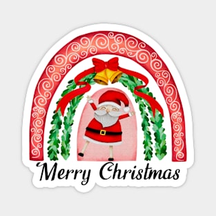 Merry Christmas Jolly Santa Magnet