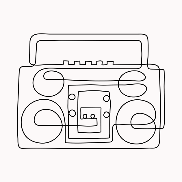 Boombox by Moe Tees