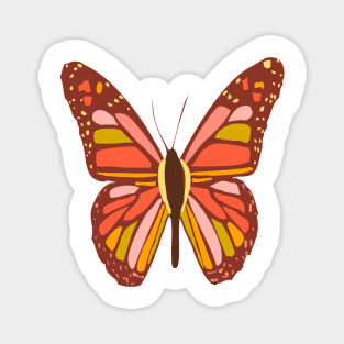 Red Butterfly Magnet