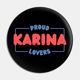 Proud Karina Lovers aespa Pin