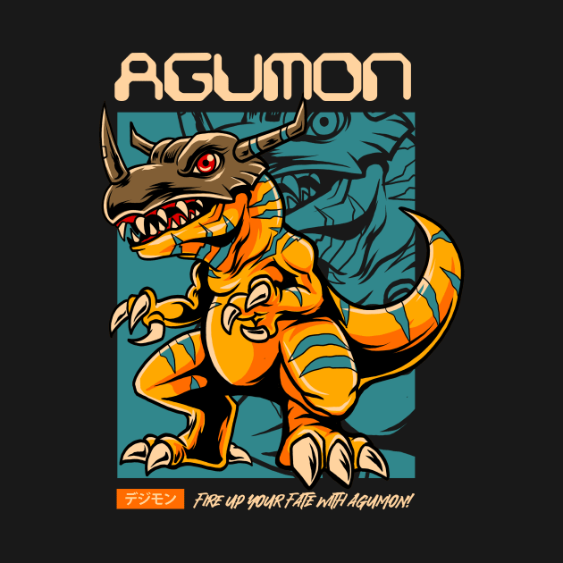 Agumon by Harrisaputra