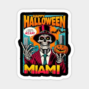 Miami Halloween Magnet