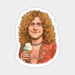 Plant and Ice Cream Magnet