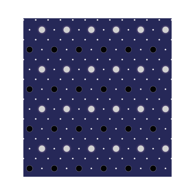 Night sky Pattern by tonguetiedartist