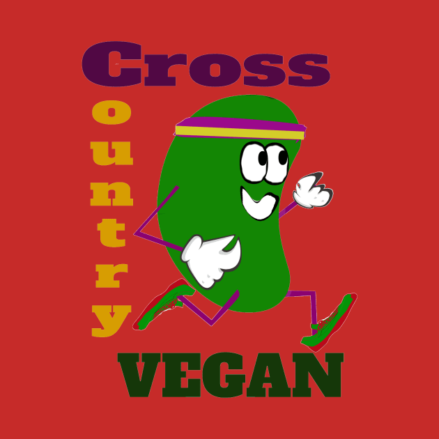 Cross Country Vegan Runner by PoetandChef