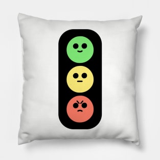 Traffic Light Emotions Pillow