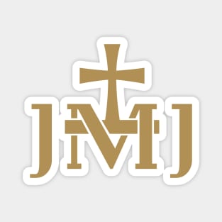 JMJ Jesus Mary Joseph Insignia Magnet