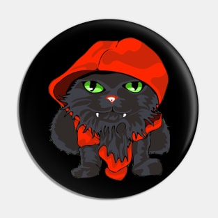 Cat in Hoodie Pin