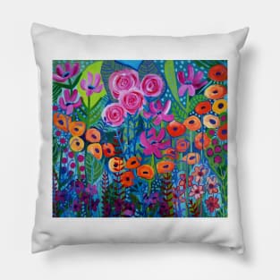 Summertime Blues Pillow