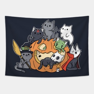 Halloween Kittens Tapestry