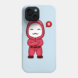 Cute Hacker Standing Cartoon Phone Case