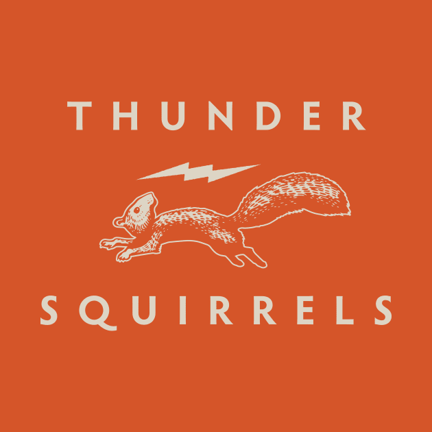 Thunder Squirrels Camp Wilderness Team Flag by calebfaires