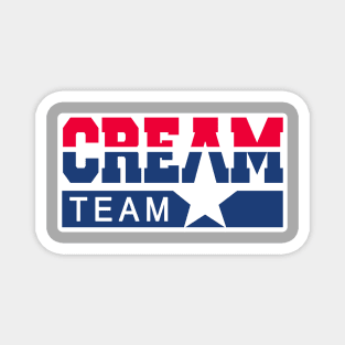 Cream Team Magnet