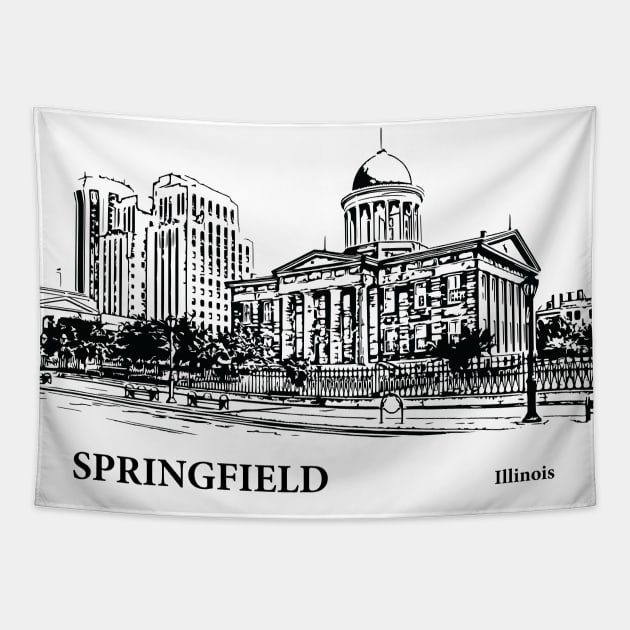 Springfield Illinois Tapestry by Lakeric