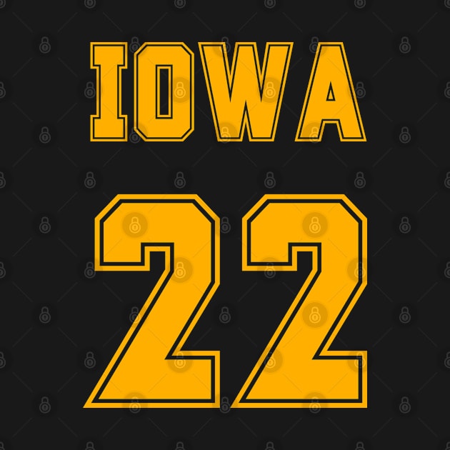 Jersey Number, Iowa #22 shirt, Clark Shirt, Caitlin Clark by PrettyMerch