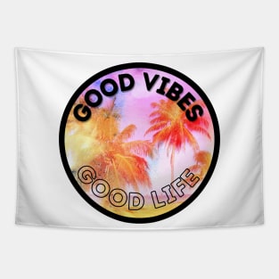 Good vibes=good life Tapestry