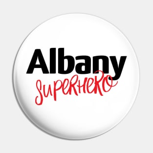 Albany Superhero Pin