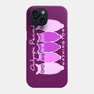 Purple Owls Washington State PNW Phone Case