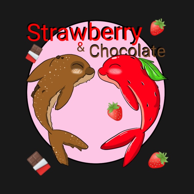 Strawberry and chocolate by Make_them_rawr